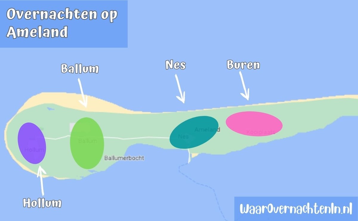 Overnachten op Ameland