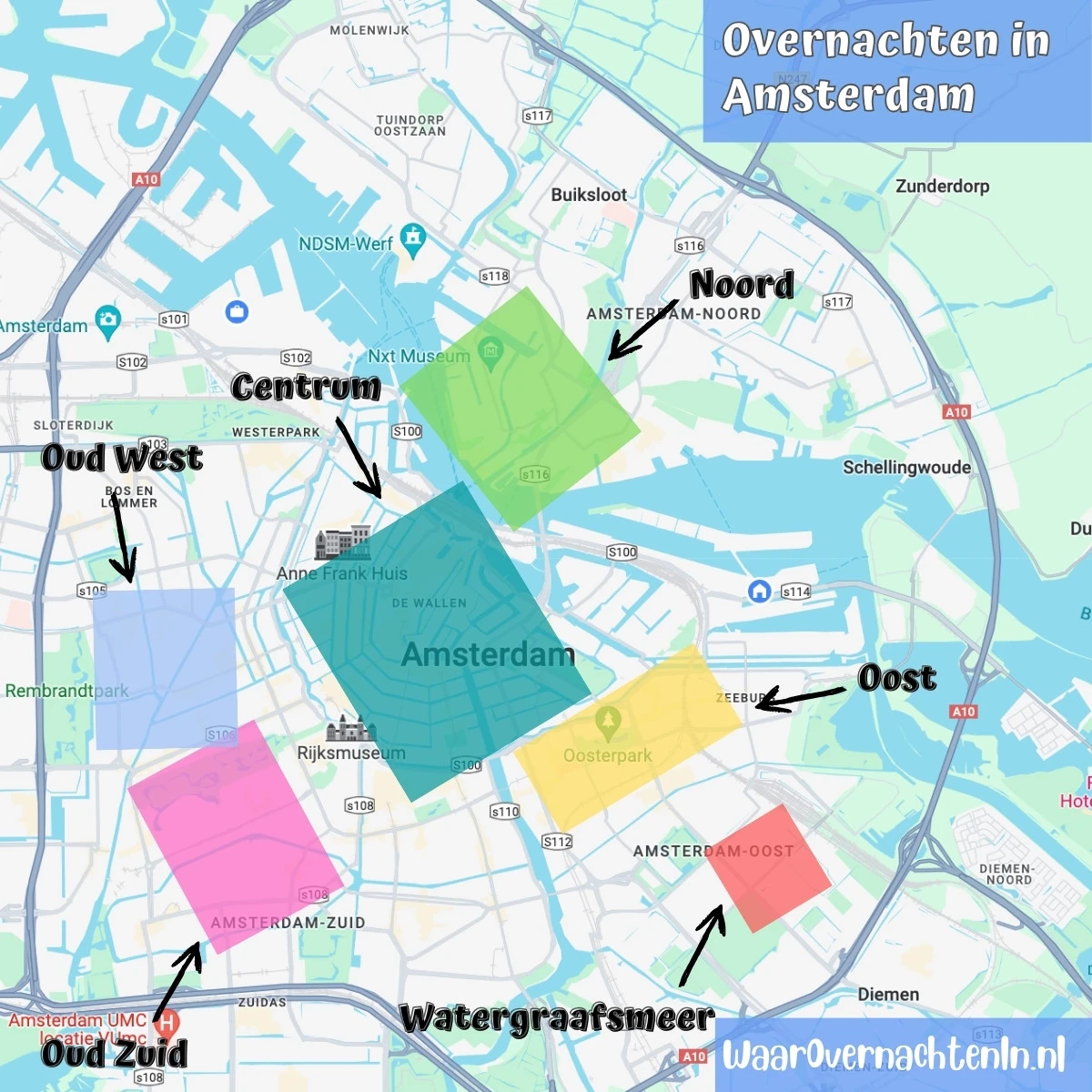 Overnachten in Amsterdam