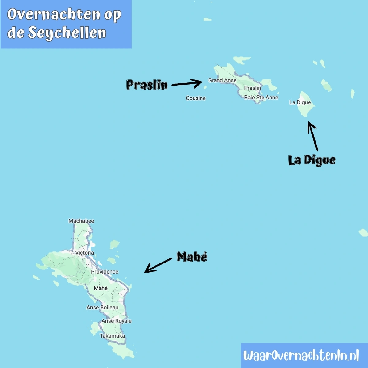 Overnachten op de Seychellen