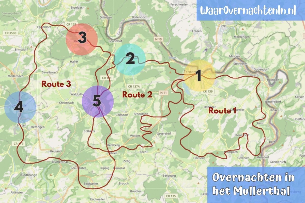 Overnachten in het Müllerthal